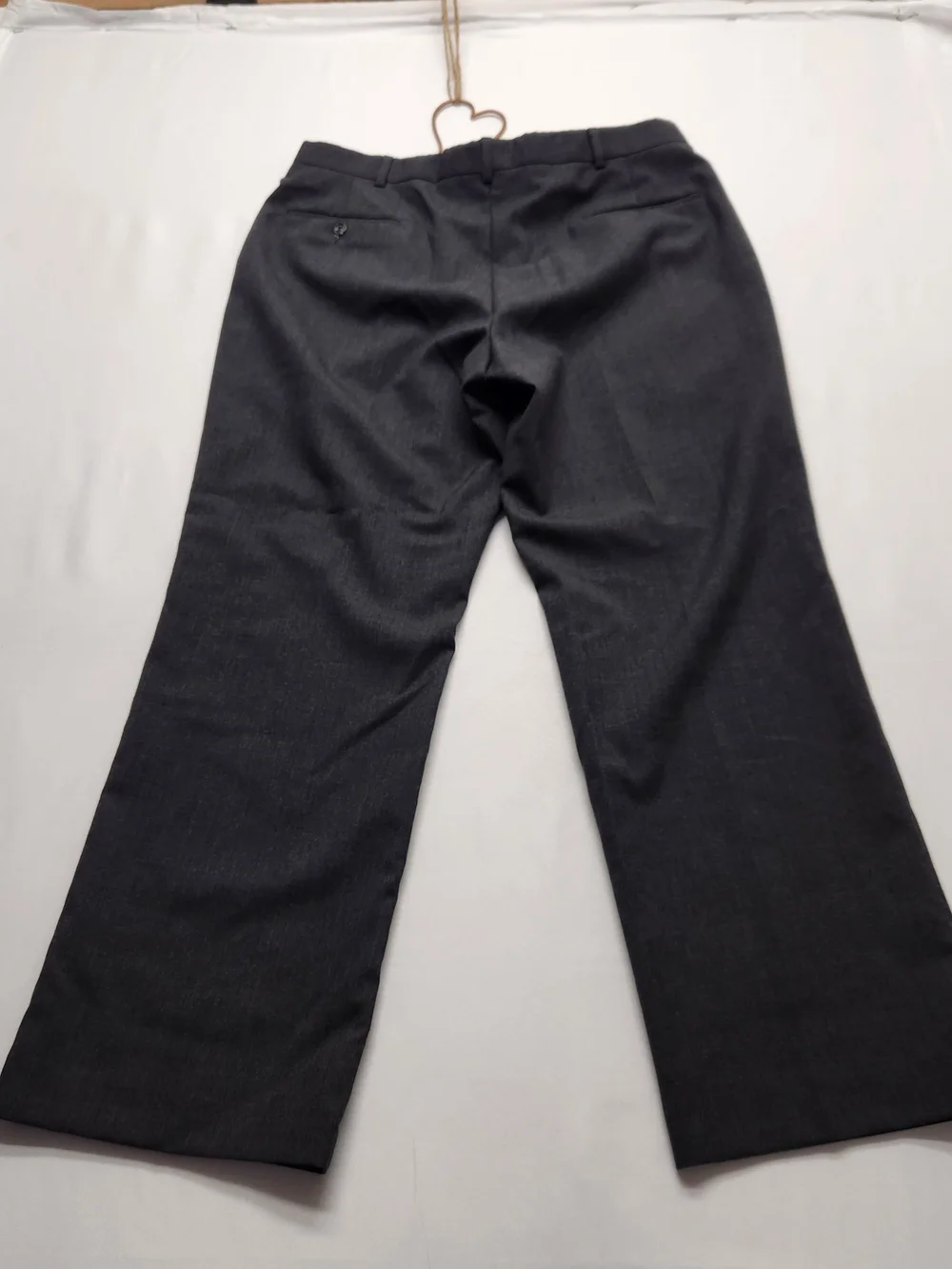 ⭐️Vintage Barrington Mens Grey Wool Blend Tailored Slacks 36x30 Suit Pants Work
